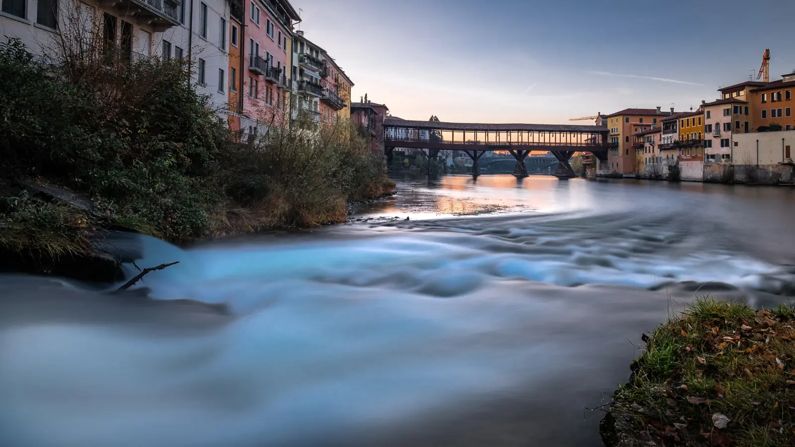 Bassano del Grappa di notte