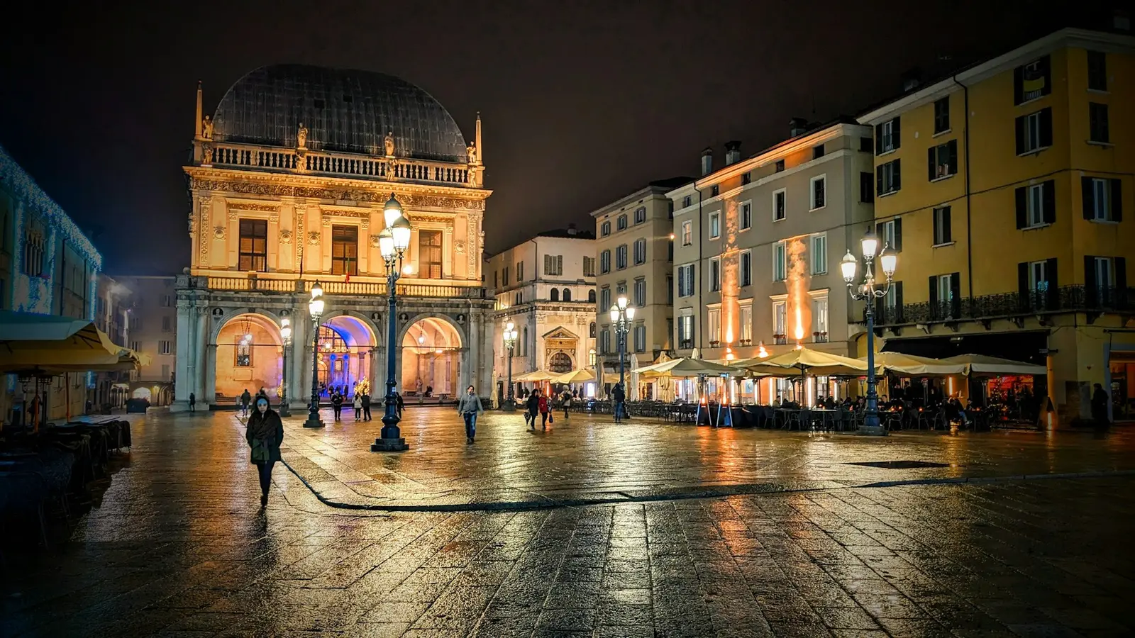 Brescia di notte