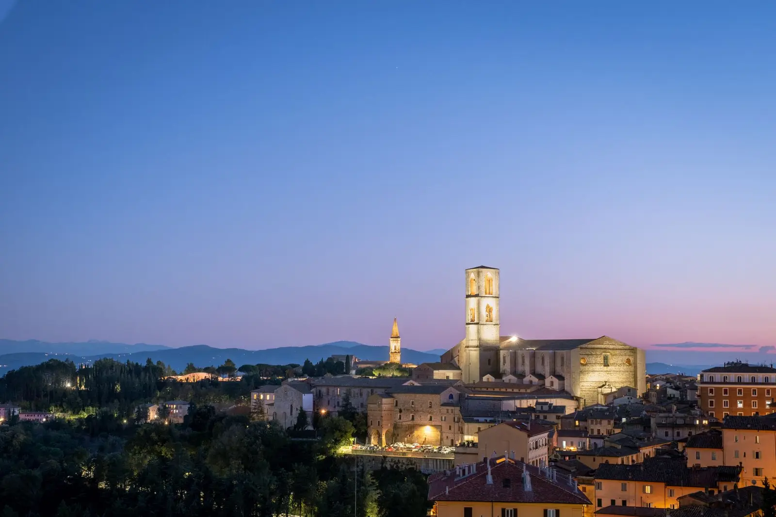 Perugia di notte