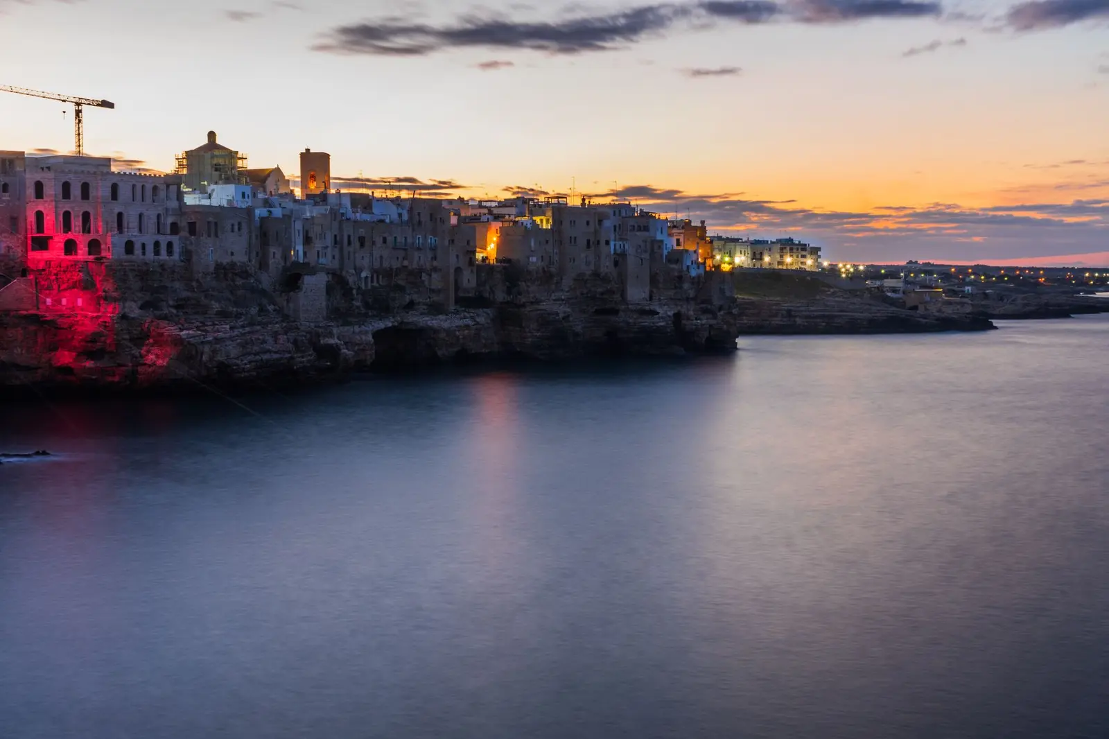 Polignano a Mare di notte