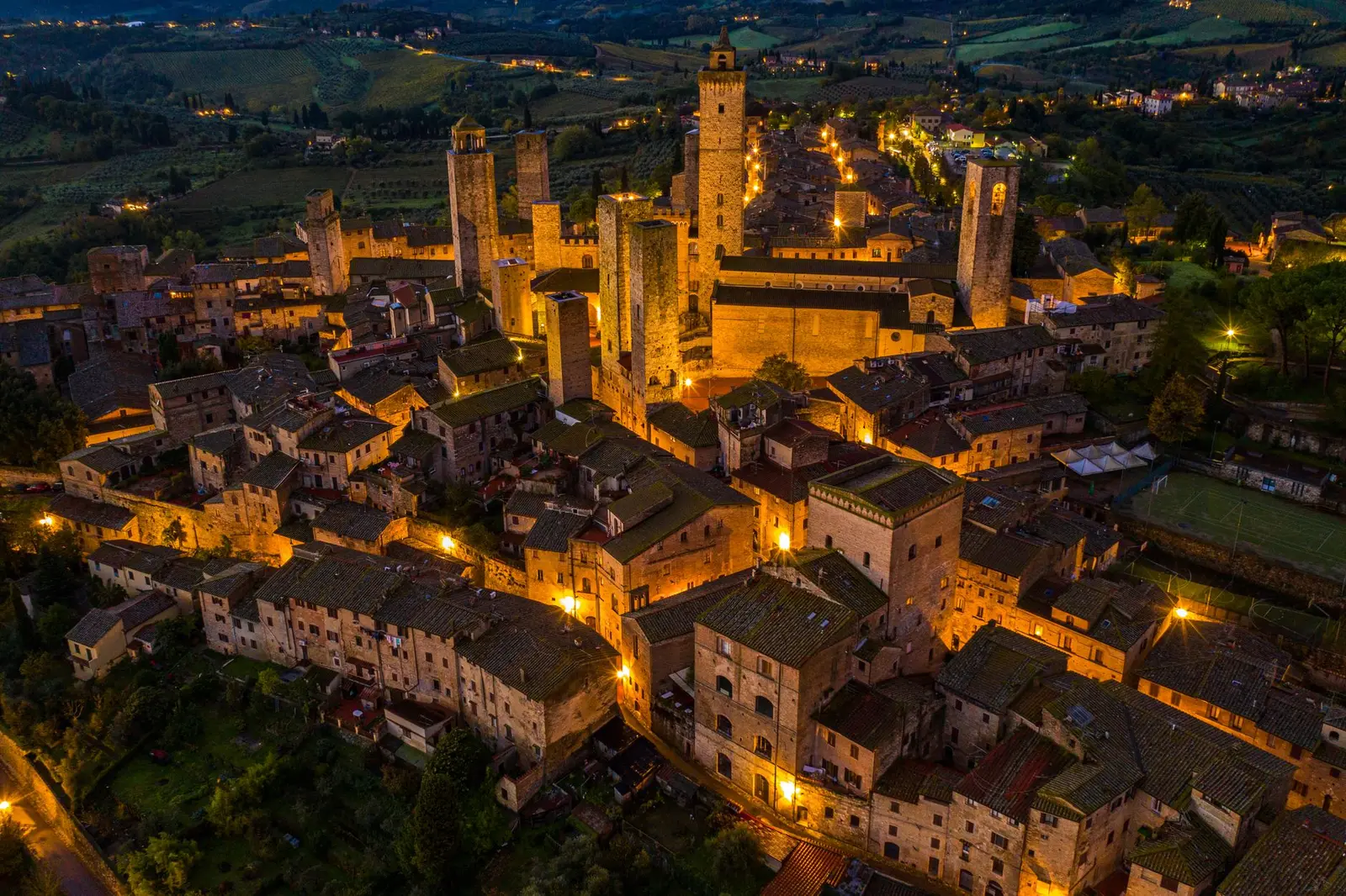 San Gimignano di notte